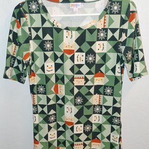Lularoe Christmas Shirts size Small Women